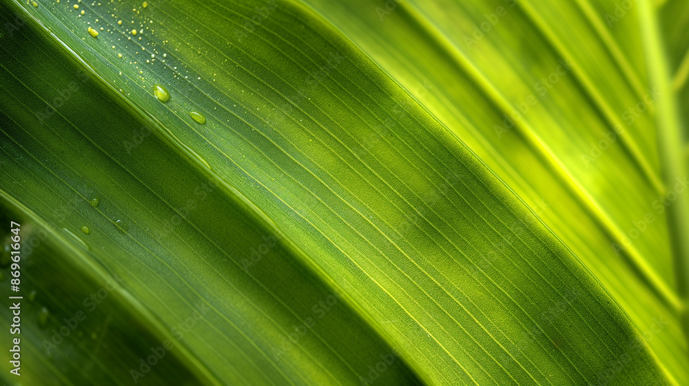 Close-up Detail of Green Palm Frond
Close-up Detail of Green Palm Frond