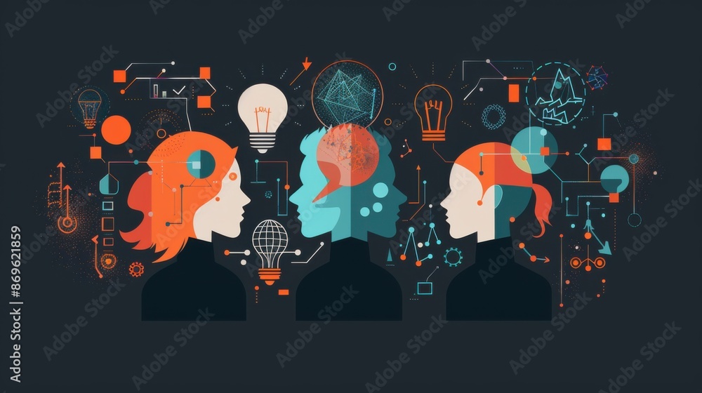 Learning Depiction A visually stunning depiction of Bandura's social learning theory ...