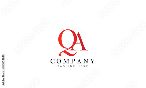 QA logo, Branding logo, Letter logo, Clothing logo