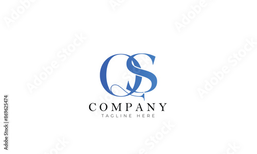 QS logo, Branding logo, Letter logo, Clothing logo