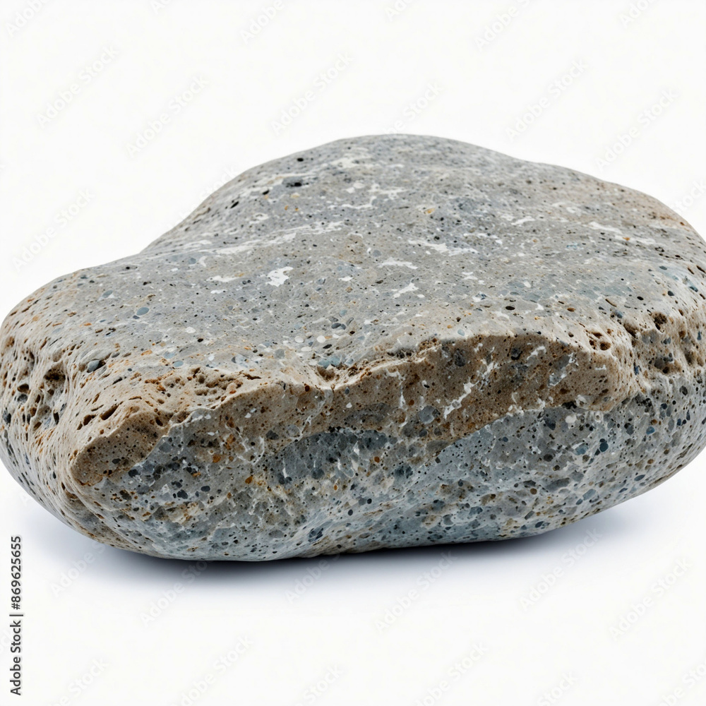 Water river stone or spa stone, isolated on white background Water river stone or spa stone, isolated on white background