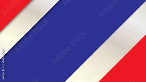 3D vector illustration of a flag with red and blue stripes on a red and blue background, suitable for web design and business templates Free Download 3D vector illustration of a flag with red and blue stripes on a red and blue background, suitable for web design and business templates - GFXLoad