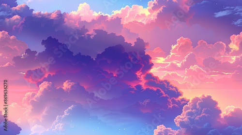 sunset Cloud scapes