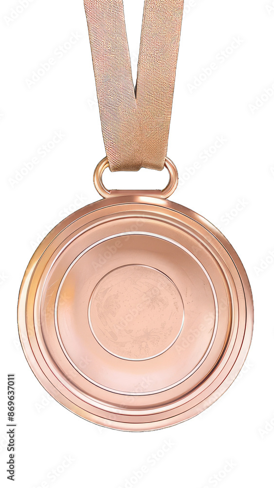 Concept 2024 Summer Olympics, bronze medal, 3rd place, png, on transparent background Concept 2024 Summer Olympics, bronze medal, 3rd place, png, on transparent background