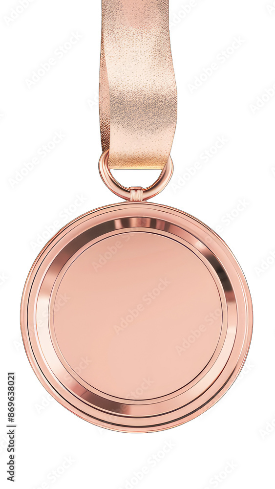 Concept 2024 Summer Olympics, bronze medal, 3rd place, png, on transparent background Concept 2024 Summer Olympics, bronze medal, 3rd place, png, on transparent background