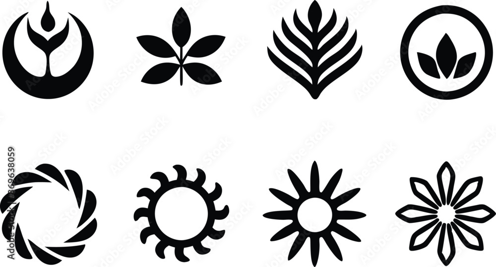 Hand drawn black Modern businness logo design on white background Hand drawn black Modern businness logo design on white background