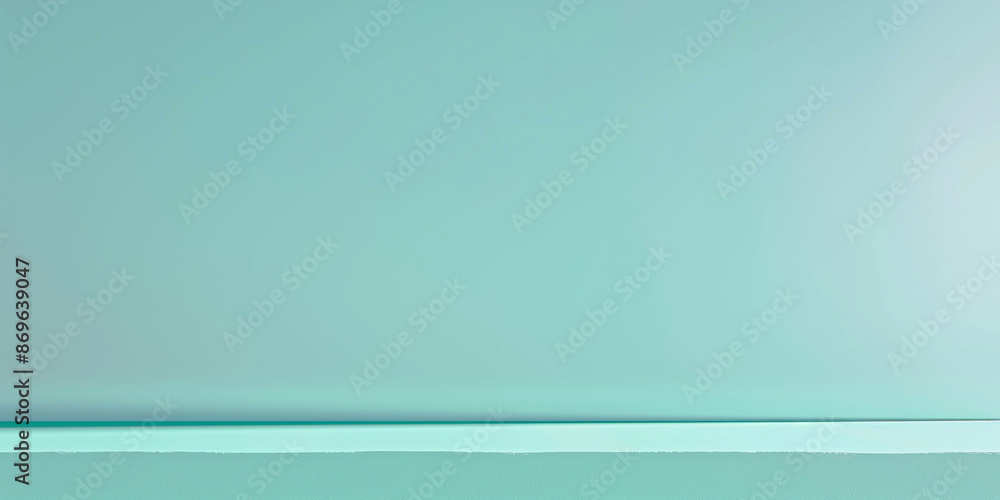 Empty surface on mint green background, advertising banner Summer mockup for design and product display. Empty surface on mint green background, advertising banner Summer mockup for design and product display.