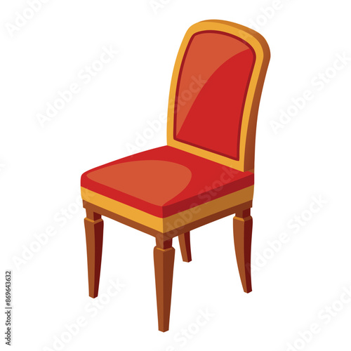 Wallpaper Mural Illustration of Banquet Chair with legs Torontodigital.ca