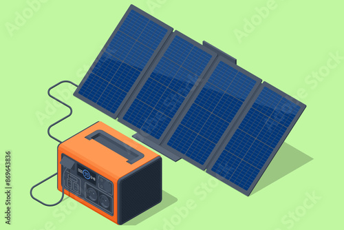 Isolated portable home battery designed for home backup and Portable Solar Panel. Home backup solution. Portable power supply battery to use for camping, fishing, hunting or during power outages.
