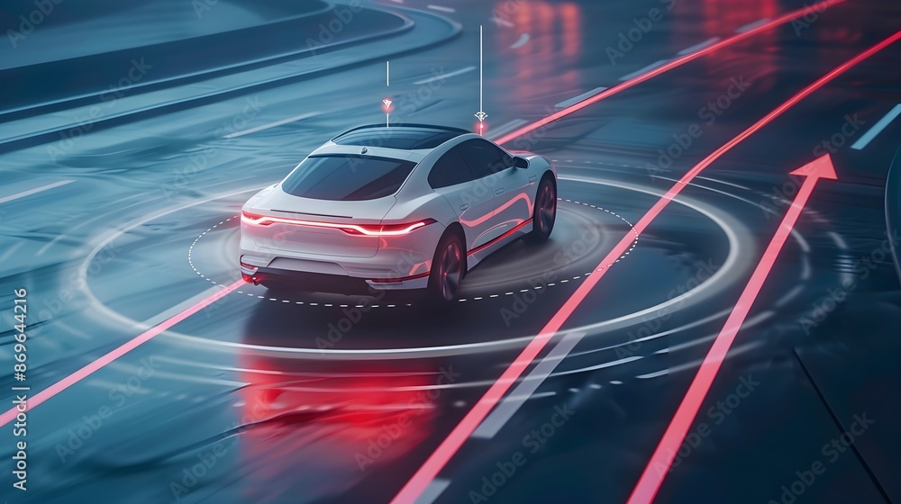 Advanced Self-Driving Car with Cutting-Edge RADAR Sensors for Intelligent Transportation
