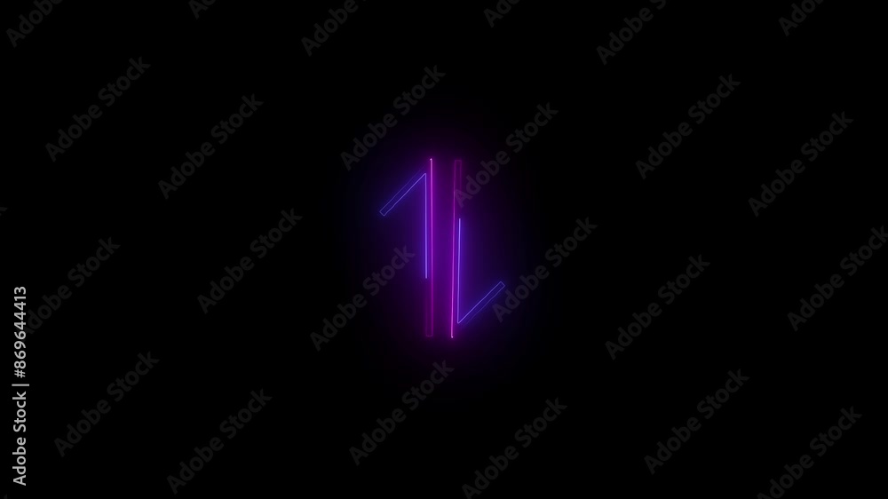 mobile data cannection icon. neon animatin 4k vedio mobile data cannection icon. neon animatin 4k vedio