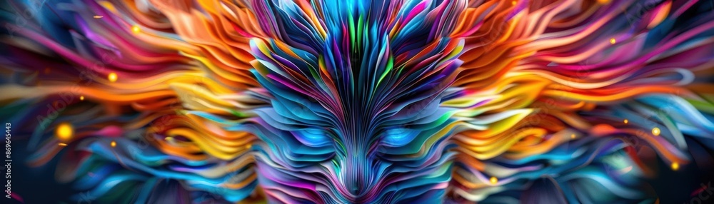 A Close-up Shot of a Digital human kaleidoscope, vibrant colors, diverse profiles A Close-up Shot of a Digital human kaleidoscope, vibrant colors, diverse profiles