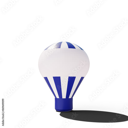 PVC Inflatable BALLON for Advertising Exhibition (png)	(blue) photo