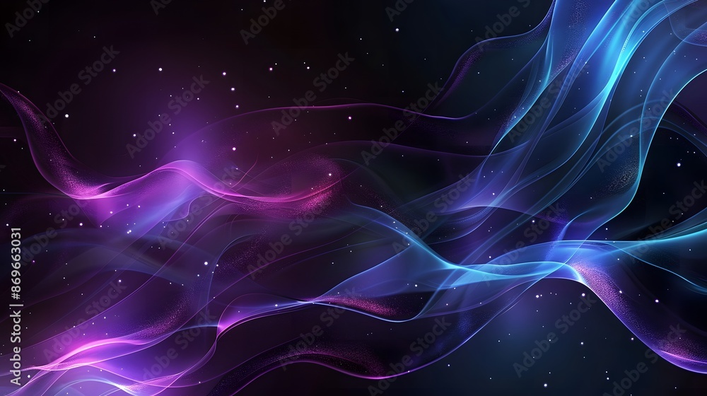 abstract background with blue and purple lines and sparkles abstract background with blue and purple lines and sparkles
