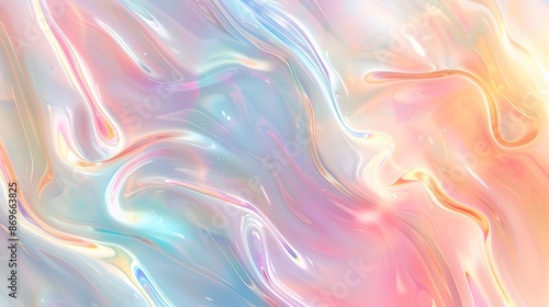 abstract colorful background with swirls of paint in the form of waves