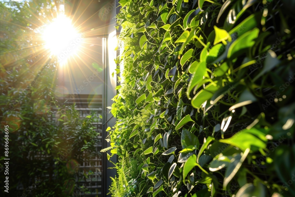 Natural Light and Green Walls Encourage Productivity in Eco-Friendly Office Space Natural Light and Green Walls Encourage Productivity in Eco-Friendly Office Space