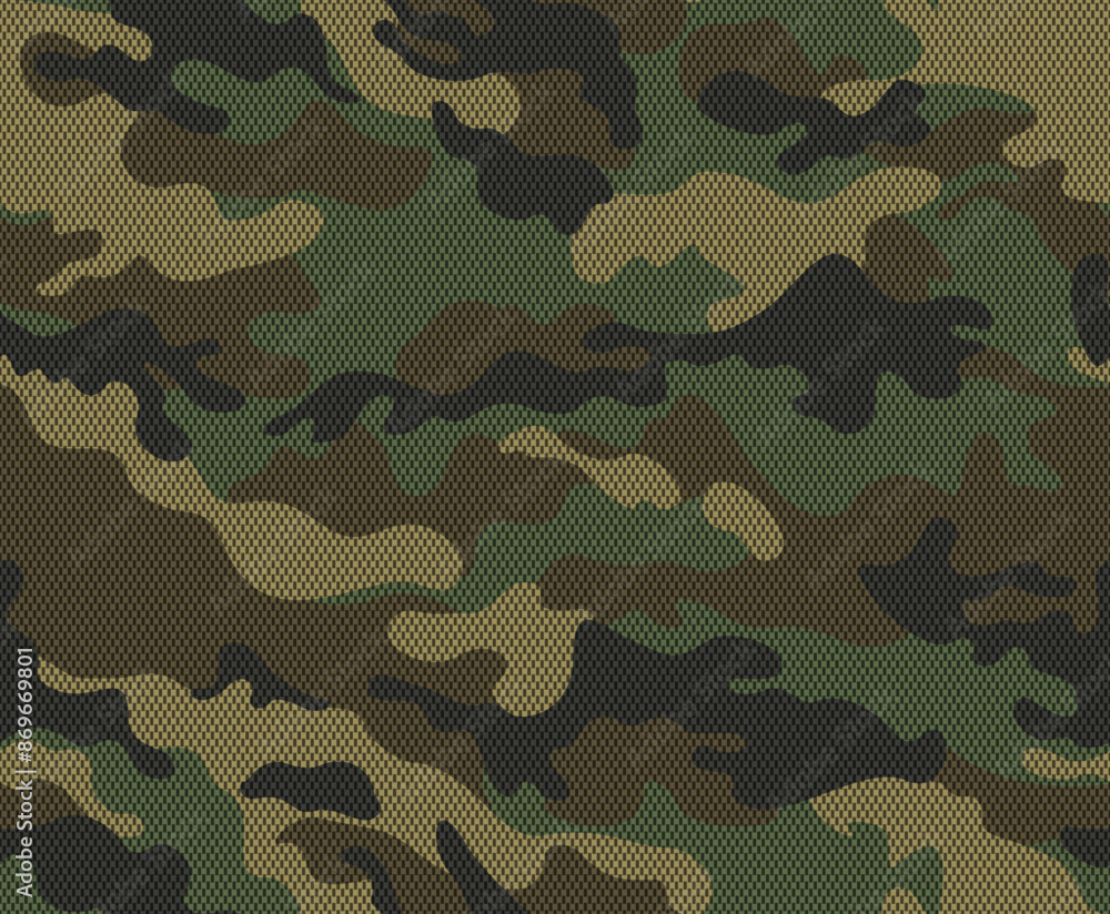 Fototapeta premium abstract military camouflage seamless vector illustration for print