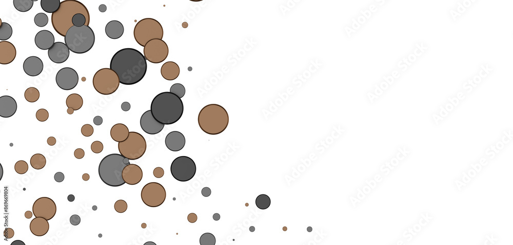 Multicolored confetti on white Multicolored confetti on white