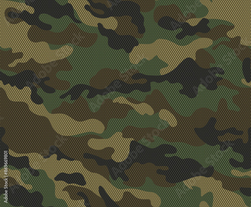 
abstract military camouflage seamless vector illustration for print