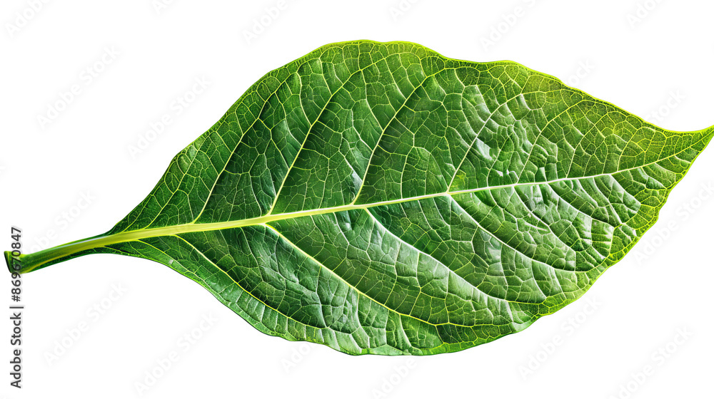 High-resolution image of a vibrant green leaf isolated on a white background. Detailed texture and veins visible. Perfect for nature projects. High-resolution image of a vibrant green leaf isolated on a white background. Detailed texture and veins visible. Perfect for nature projects.