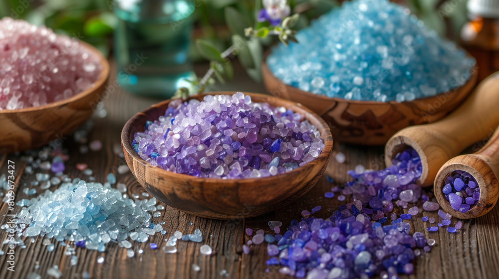 A moment of relaxation with bath salts and essential oils that soothe the symptoms of colds. Creating a tranquil spa atmosphere. A moment of relaxation with bath salts and essential oils that soothe the symptoms of colds. Creating a tranquil spa atmosphere.