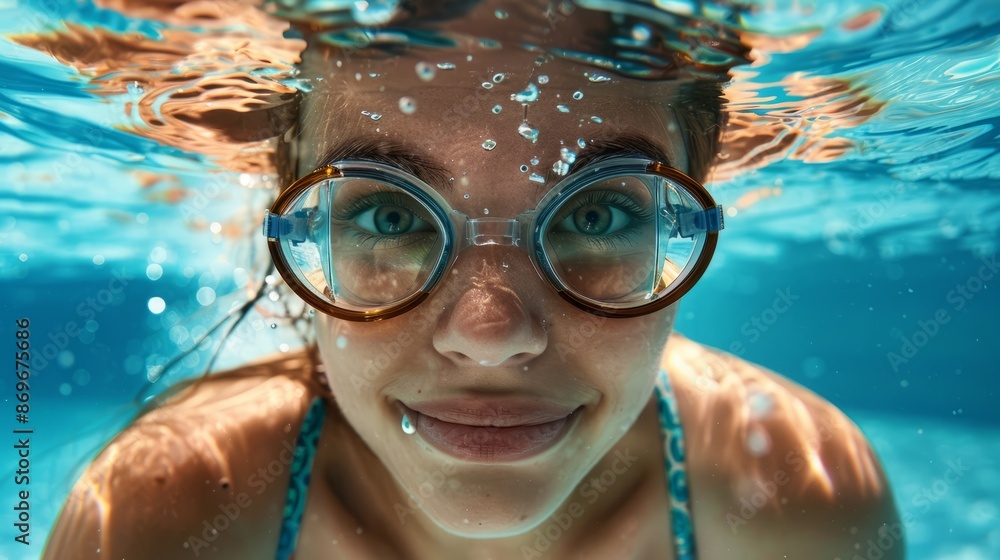 Naklejka premium Swimming Charms, Menstrual Swimming Guide: Safety and Health Considerations