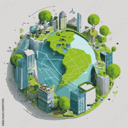 green planet earth