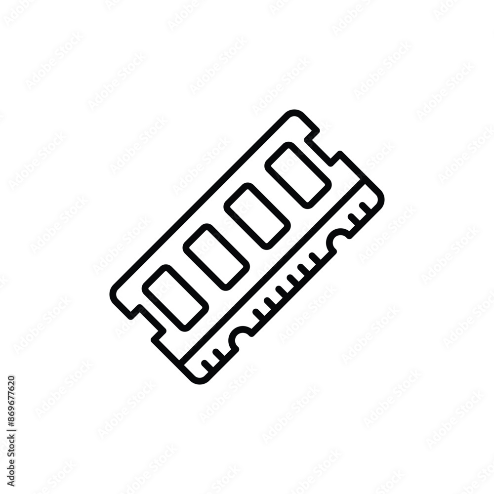 Ram icon design with white background stock illustration Ram icon design with white background stock illustration