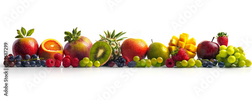 Assorted Fresh Fruits on Display