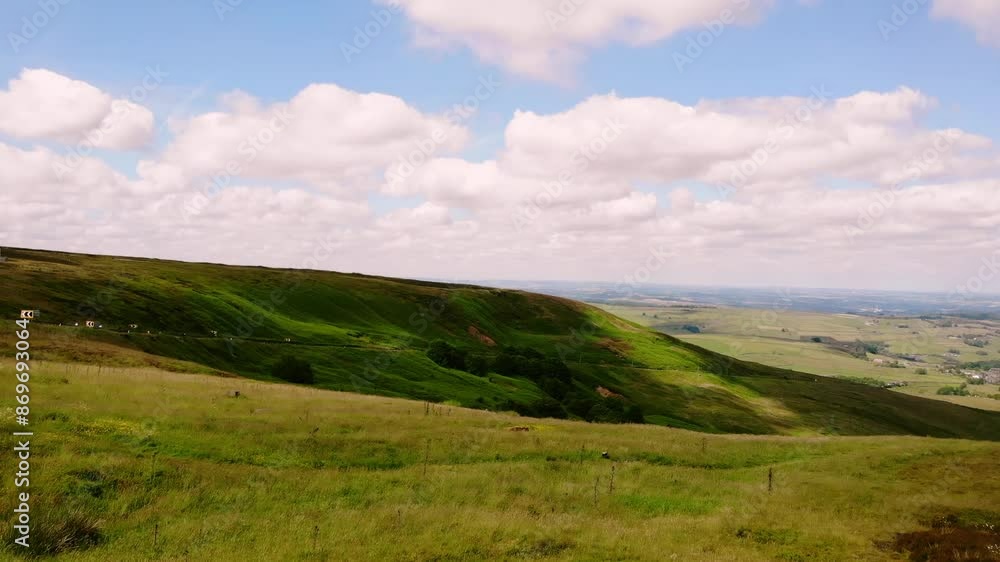 Peak District National Park countryside landscape in Holmfirth Yorkshire Peak District National Park countryside landscape in Holmfirth Yorkshire