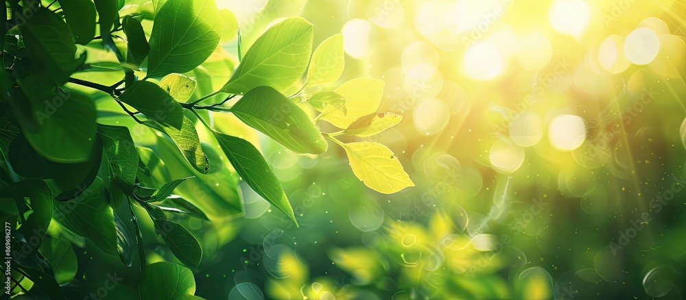 Blurry foliage background with sunlight glare, perfect for your text or advertisement with copy space image. Blurry foliage background with sunlight glare, perfect for your text or advertisement with copy space image.