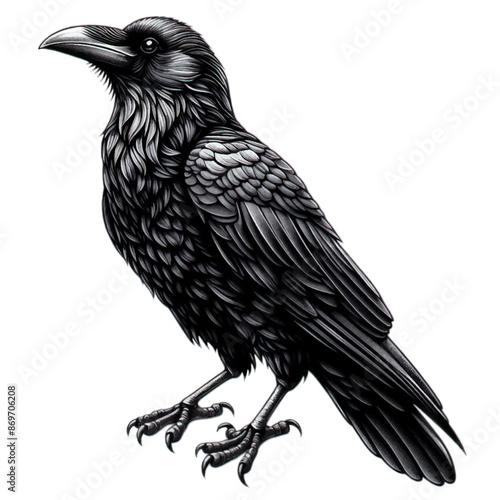 Raven tattoo  drawing