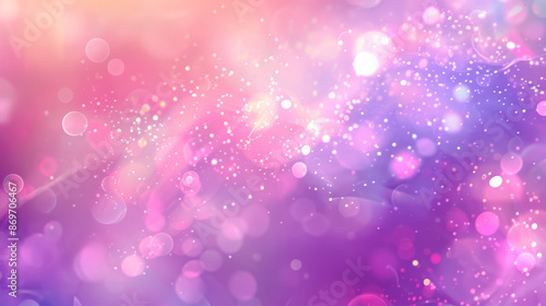 Soft pink and purple backdrop with a dreamy blur, creating a beautiful and elegant design. The gradient color adds a touch of magic to this abstract illustration.