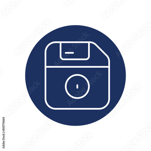 Hard Dics icons vector stock illustration. photo