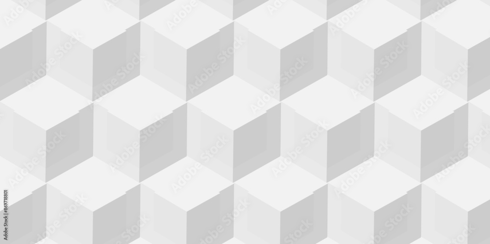 Abstract cube geometric tile and mosaic wall or grid backdrop hexagon technology. white or gray geometric block cube structure. Vector of cube geometric pattern grid backdrop triangle background. Abstract cube geometric tile and mosaic wall or grid backdrop hexagon technology. white or gray geometric block cube structure. Vector of cube geometric pattern grid backdrop triangle background.