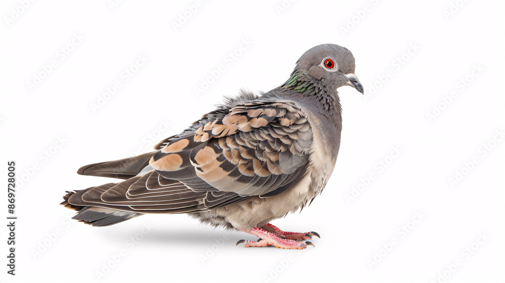 Pigeon isolated on white background Pigeon isolated on white background