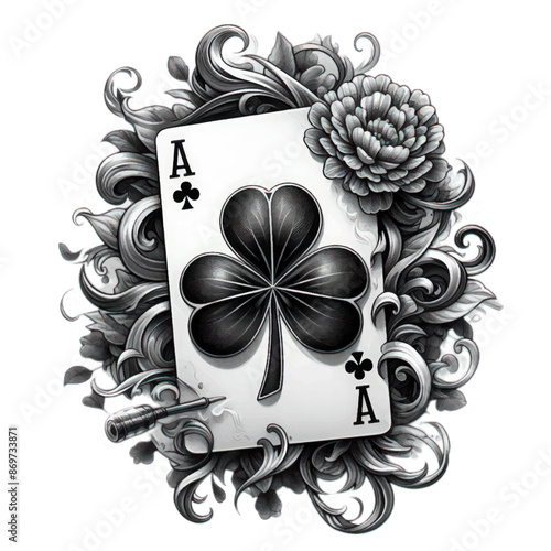 ace card tattoo