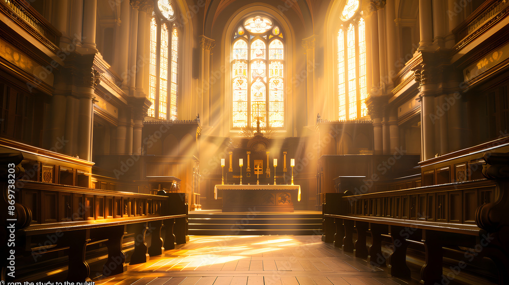 Obraz premium christian church interior&nbsp;