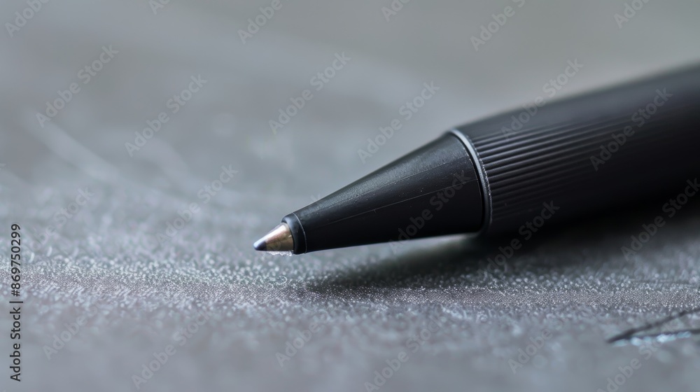 Closeup of the eraser attachment on the end of the smart pen perfect for quickly removing mistakes or making edits on the reusable pages. Closeup of the eraser attachment on the end of the smart pen perfect for quickly removing mistakes or making edits on the reusable pages.
