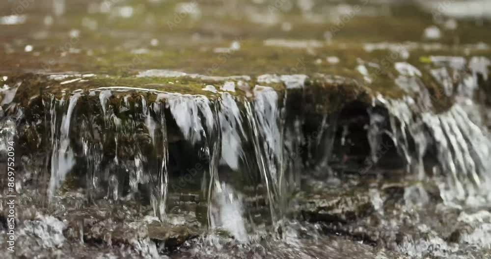 custom made wallpaper toronto digitalClose up video of storm water flowing within a creek or stream.