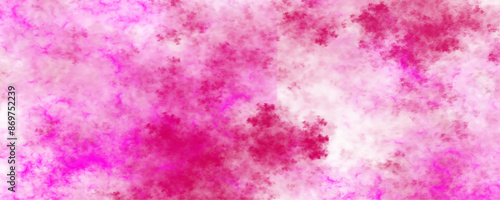 Abstract background Soft smeared aquarelle painted magenta watercolor canvas. Pink watercolor background for textures backgrounds and web banners design. Soft pink grunge background frame © Fannaan