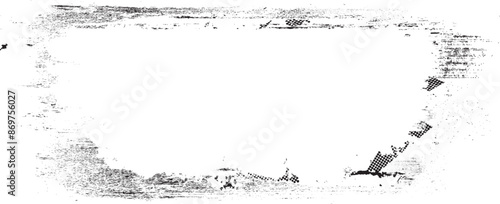 Glitch distorted grange shape . Noise grungy logo . Trendy defect error shapes . Glitched frame .Grunge textured . Distressed effect .Vector shapes