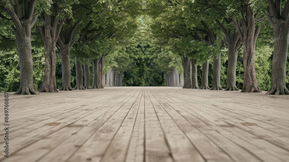 Trees in an empty wood display holographic ads that blend seamlessly with the natural surroundings, creating an ecofriendly fusion of nature and technology, with copy space Trees in an empty wood display holographic ads that blend seamlessly with the natural surroundings, creating an ecofriendly fusion of nature and technology, with copy space