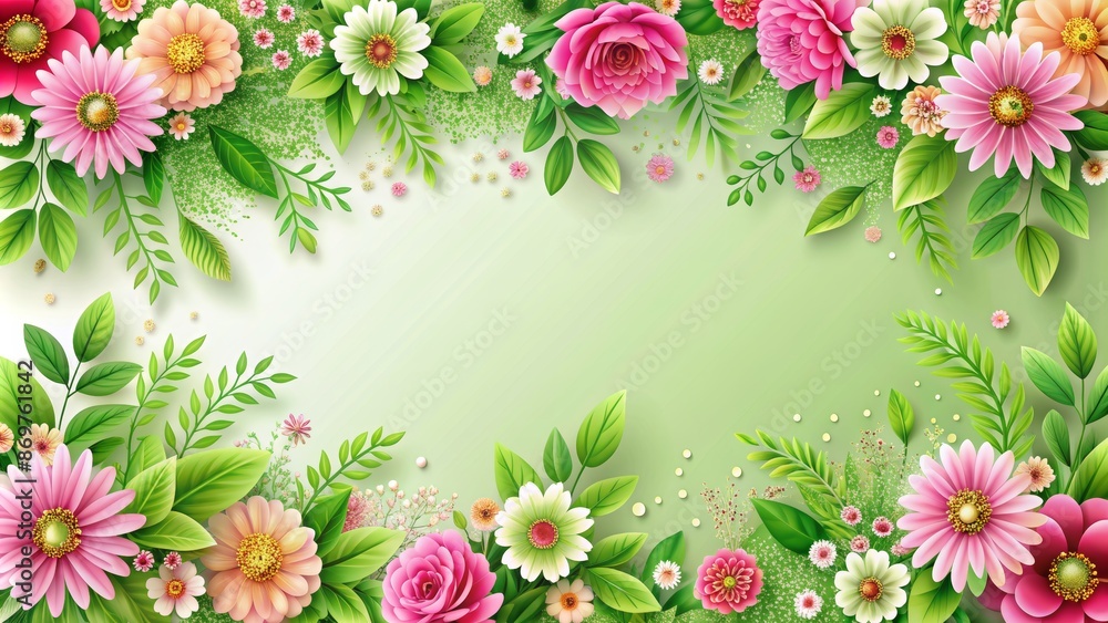 Pink flowers copy space banner featuring a bright and colorful arrangement of pink flowers, perfect for any design project. pink flowers, banner, copy space, design, vibrant Pink flowers copy space banner featuring a bright and colorful arrangement of pink flowers, perfect for any design project. pink flowers, banner, copy space, design, vibrant