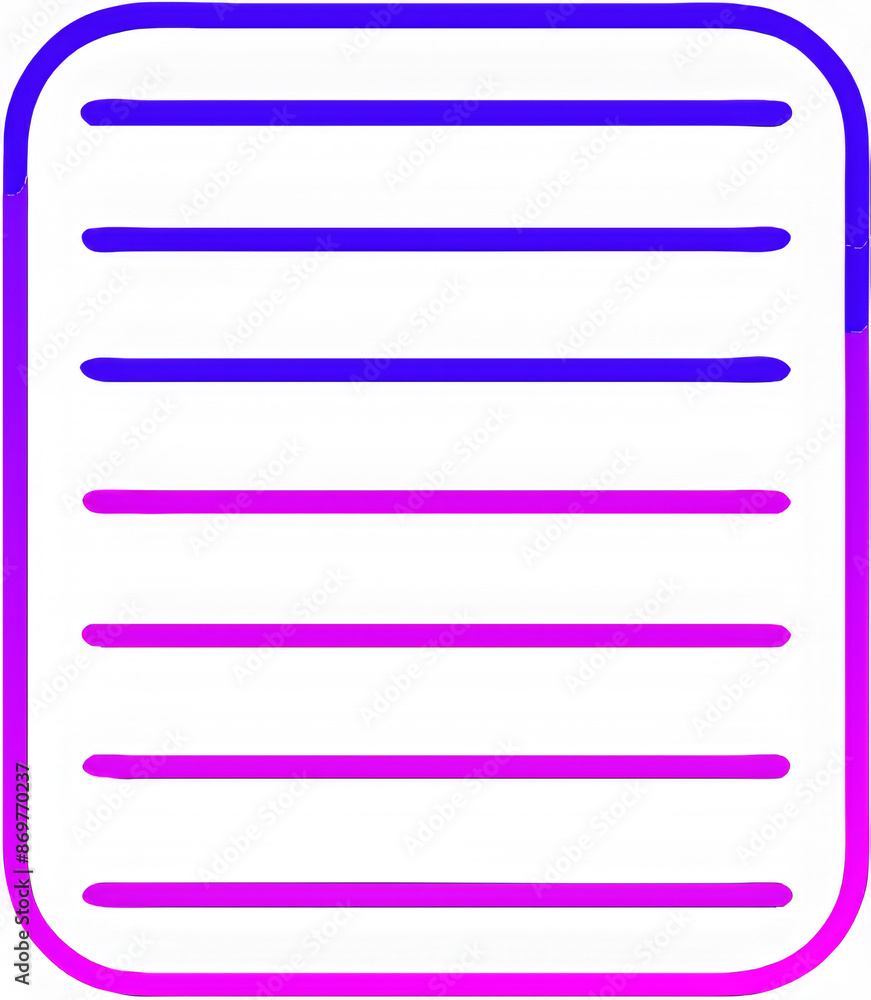 A purple and blue striped page with a white background A purple and blue striped page with a white background