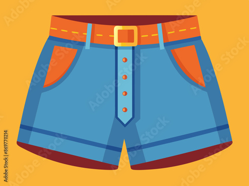 A pair of tailored shorts with a high waist