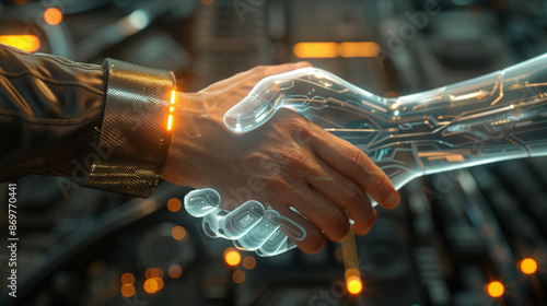 Embracing Tomorrow: Human-AI Handshake in Digital Unity
