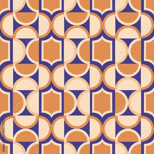 Seamless geometric pattern. Abstract design