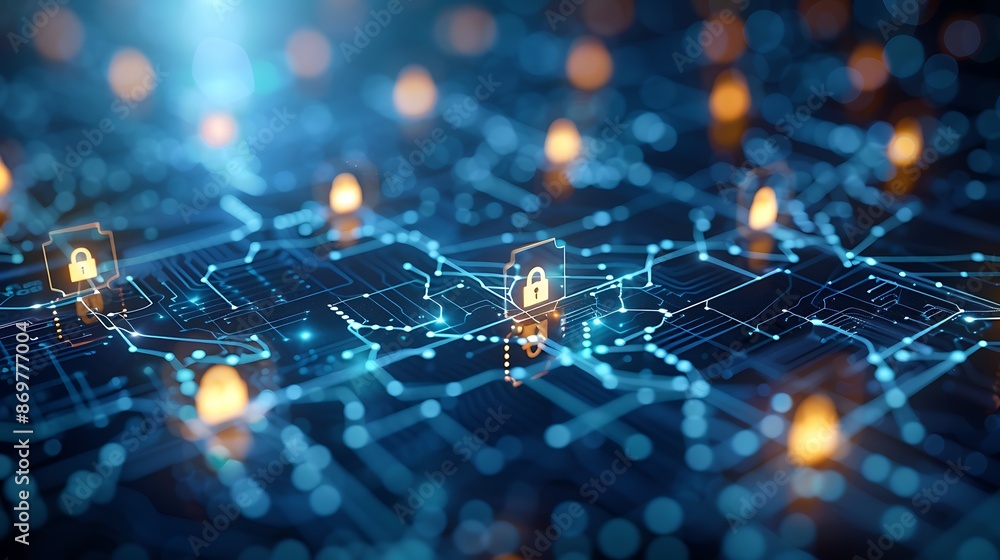 Obraz premium Unlocking the Future: Cybersecurity Innovations for a Safer Digital Landscape