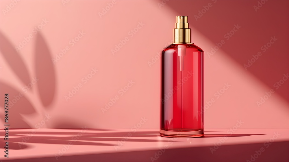 Red cosmetic perfume for beauty brand Red cosmetic perfume for beauty brand